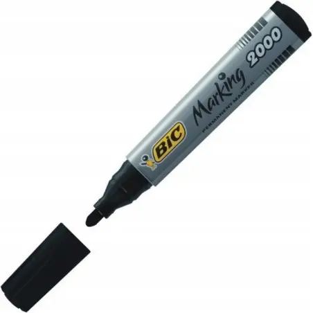 ROTULADOR BIC PERMANENTE MARKING 2000 NEGRO PUNTA CONICA