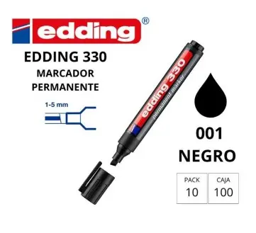 ROTULADOR EDDING PERMANENTE 330 NEGRO