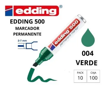 ROTULADOR EDDING PERMANENTE 500 VERDE
