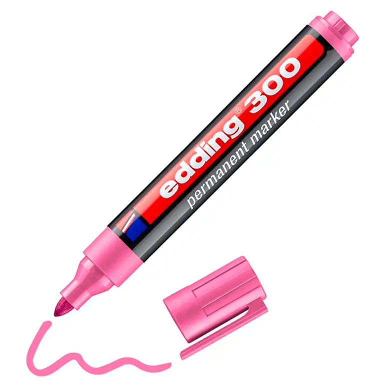 ROTULADOR EDDING 300 ROSA PUNTA CÓNICA 1,5-3 MM 