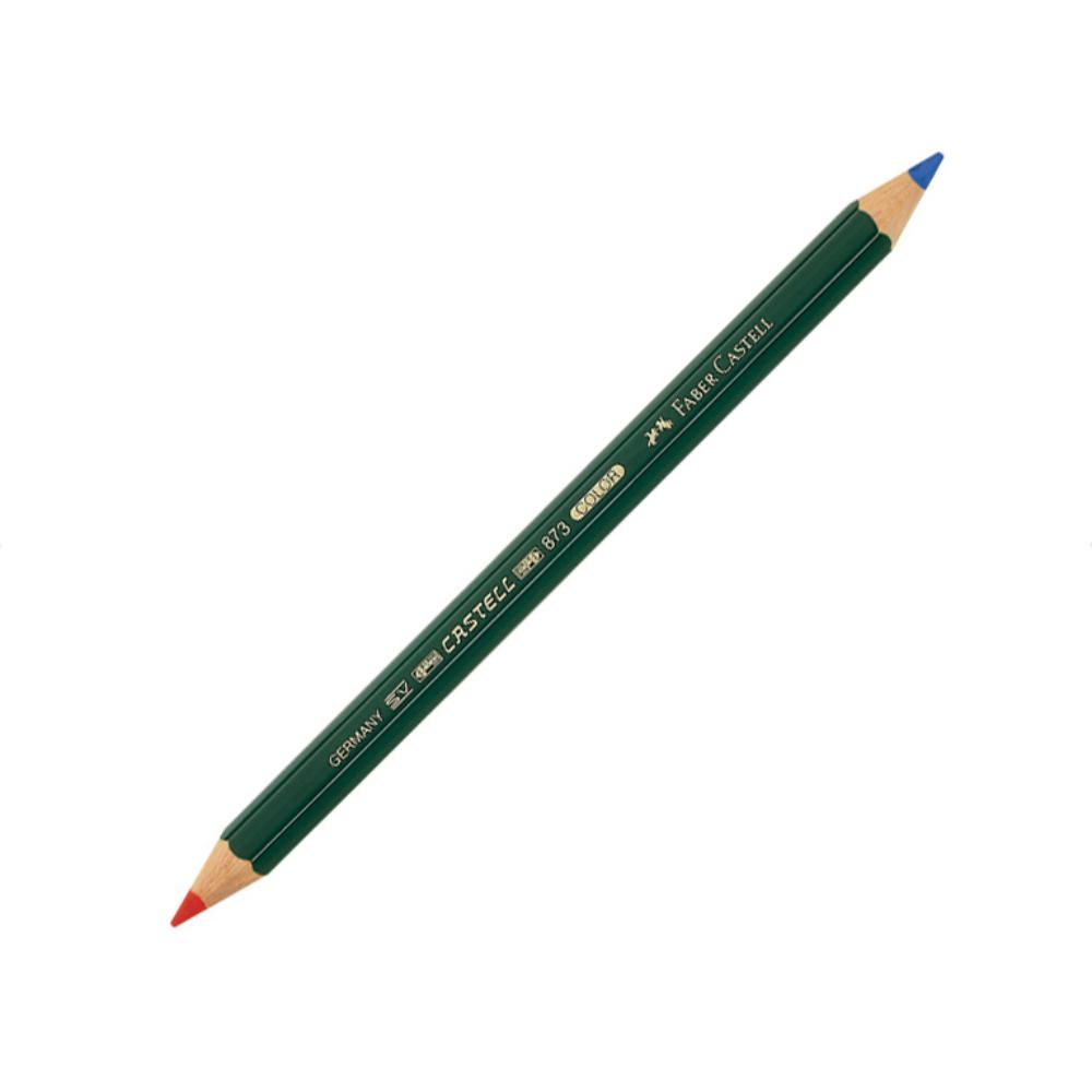 LÁPIZ BICOLOR FABER-CASTELL GRUESO GOLDFABER ROJO/AZUL UNIDAD
