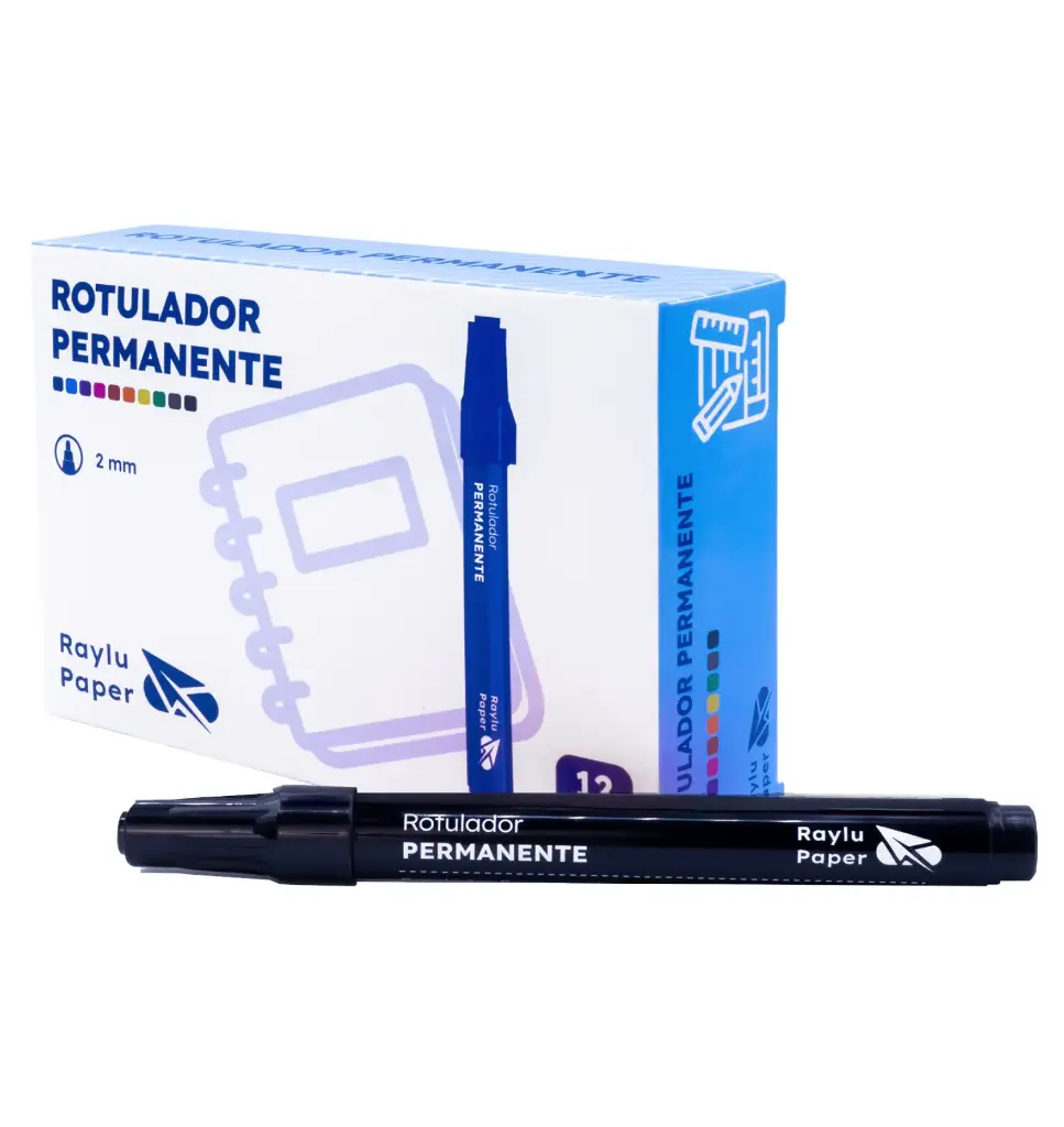 ROTULADOR PERMANENTE RAYLU ULTRAINK NEGRO