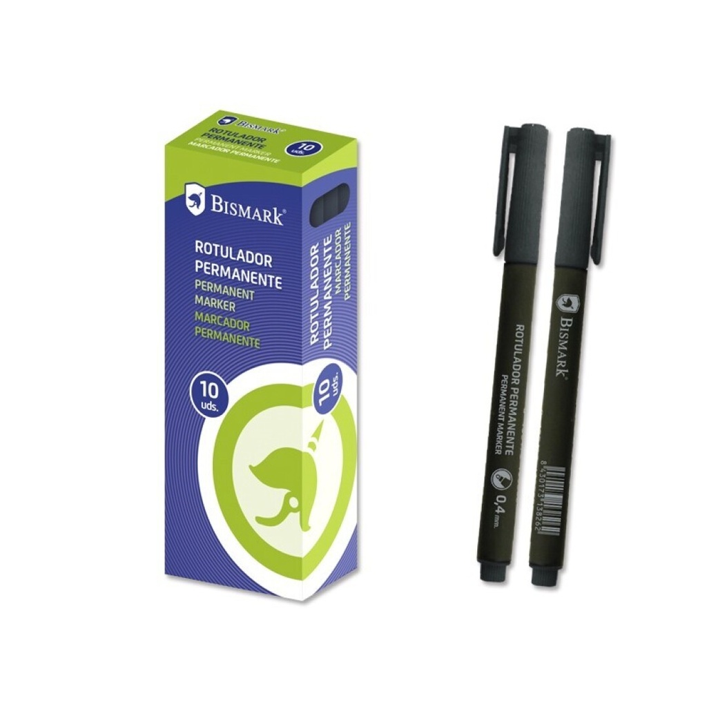 ROTULADOR PERMANENTE SUPER FINO 0,4MM NEGRO