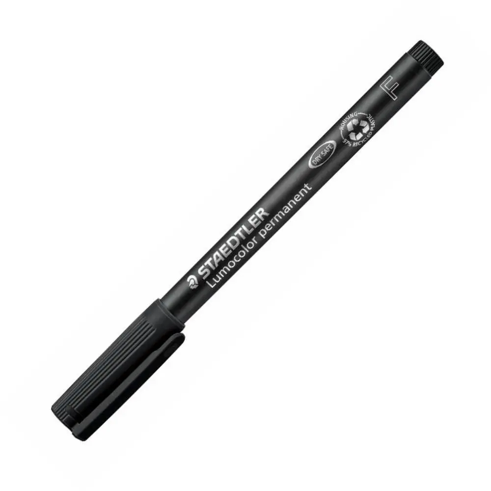 ROTULADOR STAEDTLER LUMOCOLOR PERMANENTE 318-9 NEGRO PUNTA FINA