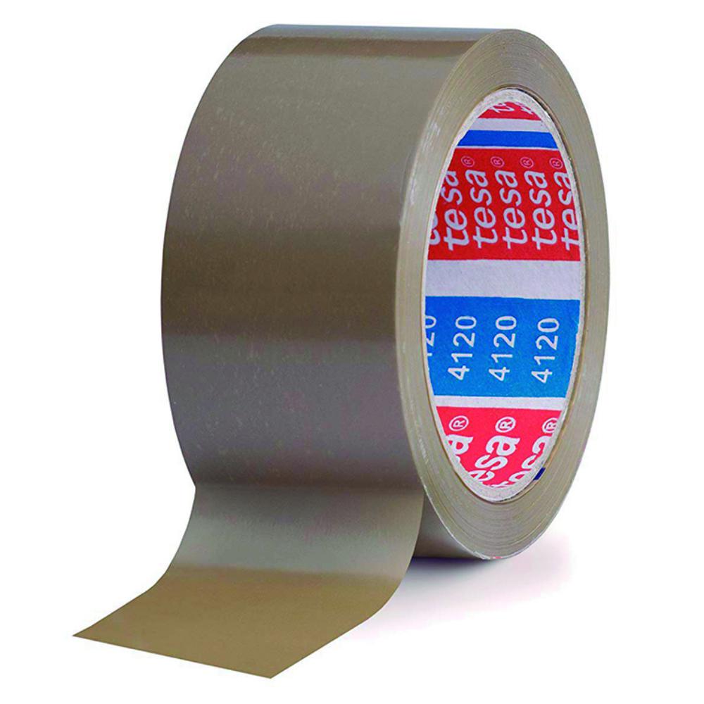 CINTA DE PRECINTO TESA PVC MARRÓN 50MM×132M 