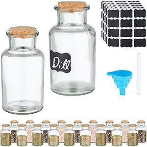 FRASCO CRISTAL 250ML TAPA CORCHO