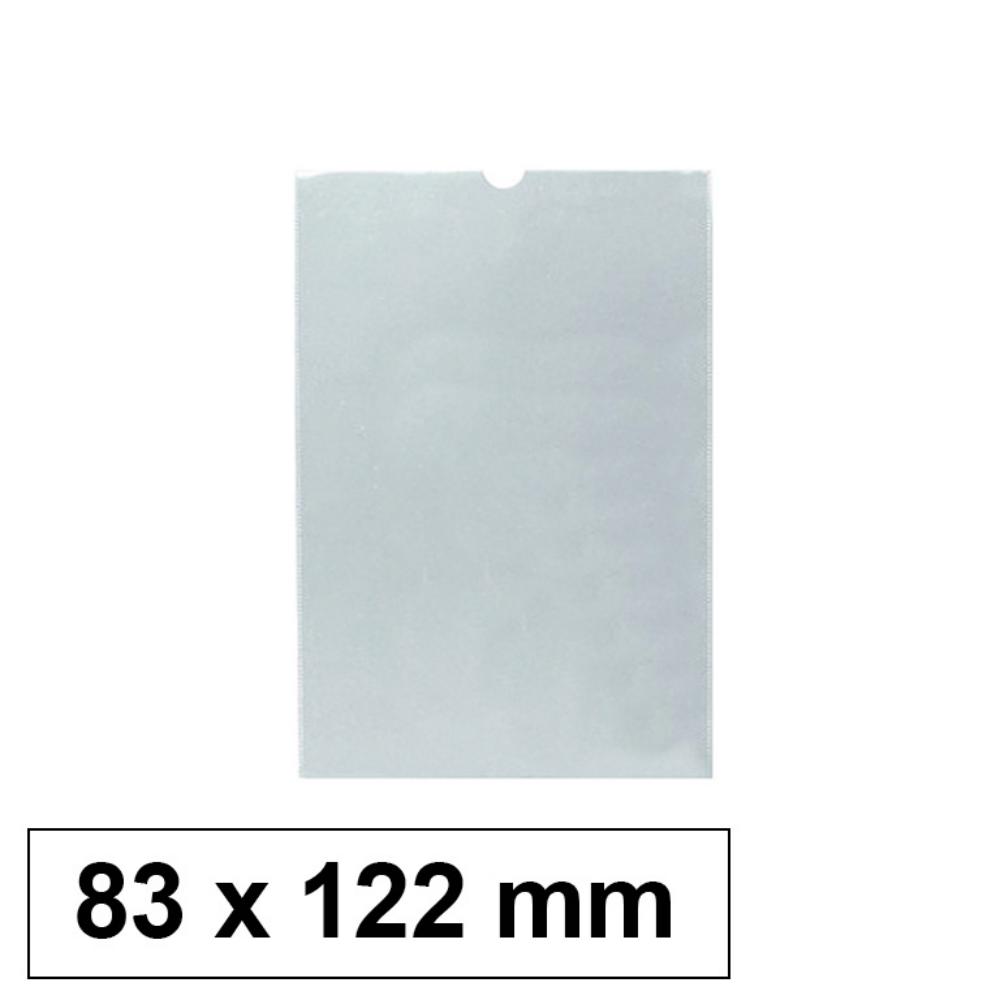FUNDA PORTACARNET  PVC 150 MICRAS 80X120MM