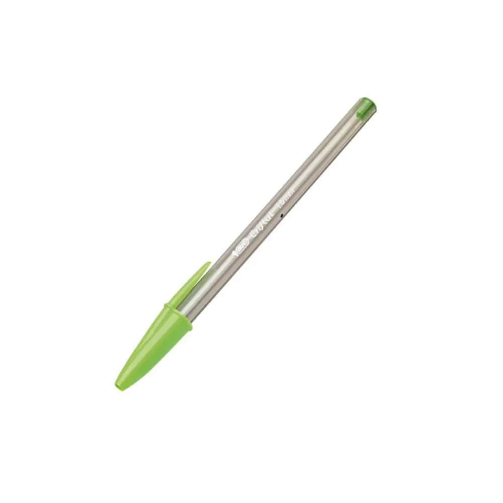BOLÍGRAFO BIC CRISTAL FUN VERDE CLARO
