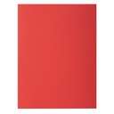 SUBCARPETA DIN A4 CARTULINA 80G ROJO