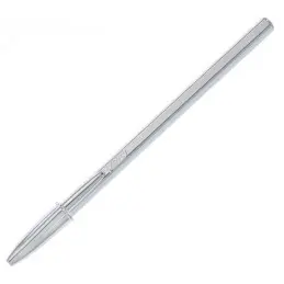 BOLÍGRAFO BIC CRISTAL PLATA TINTA AZUL