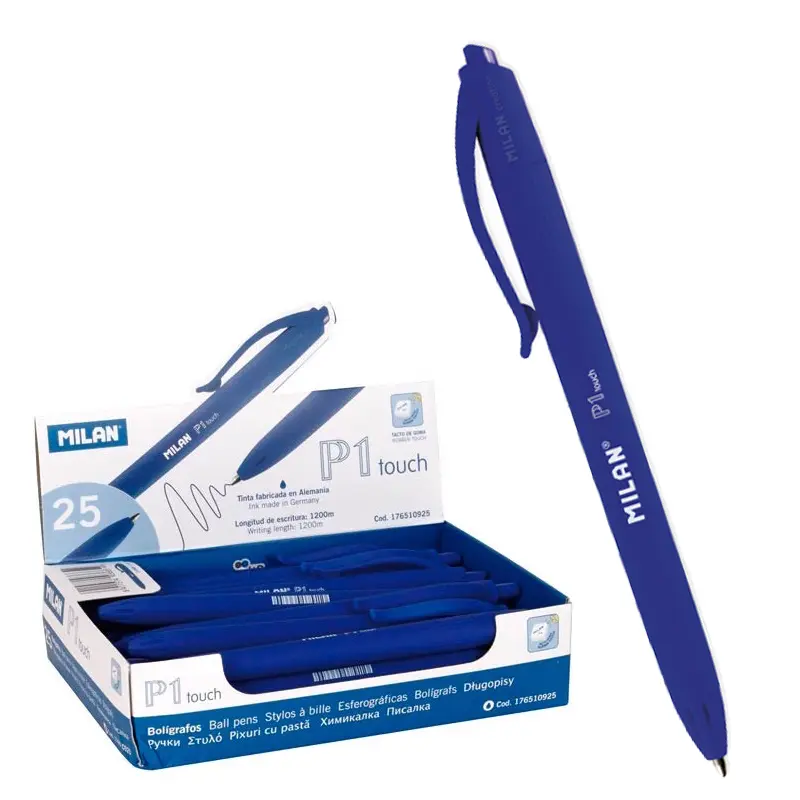 BOLÍGRAFO MILAN P1 TOUCH AZUL