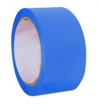 PRECINTO DE EMBALAJE PVC AZUL OSCURO 66M×50MM