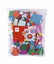 FORMAS GOMA EVA SURTIDAS 4 FORMAS PACK 500UDS