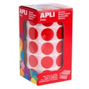 GOMETS APLI CIRCULO 20,0 ROJO ROLLO