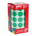 GOMETS APLI CIRCULO 20MM VERDE CLARO  ROLLO
