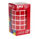 GOMETS APLI CUADRADO 15X15 ROJO ROLLO