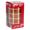 GOMETS APLI CUADRADO 20MM MARRON ROLLO