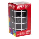 GOMETS APLI CUADRADO 20MM NEGRO ROLLO