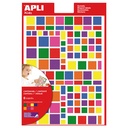 GOMETS APLI CUADRADOS REMOVIBLE MULTICOLOR BOLSA 732 UDS