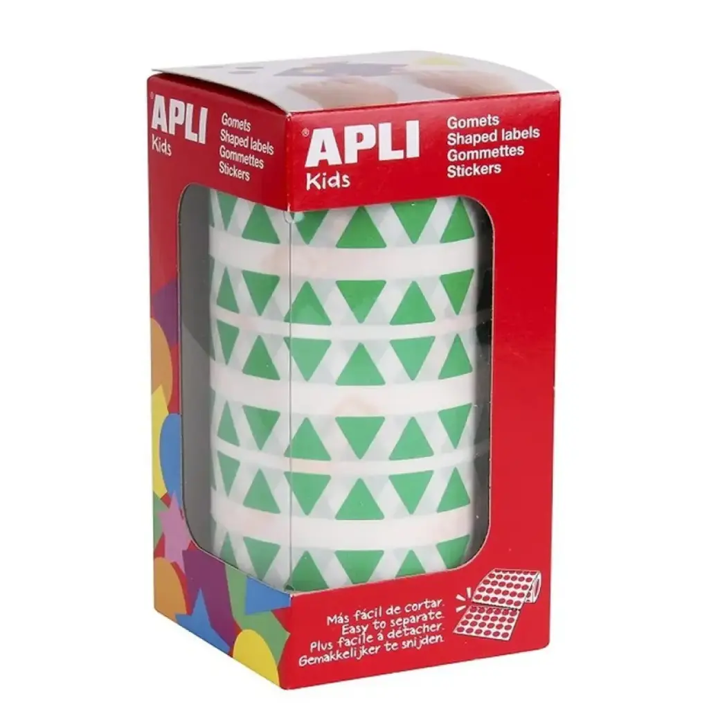 GOMETS APLI TRIANGULO 10,5 VERDE ROLLO
