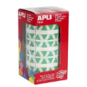 GOMETS APLI TRIANGULO 10,5 VERDE ROLLO