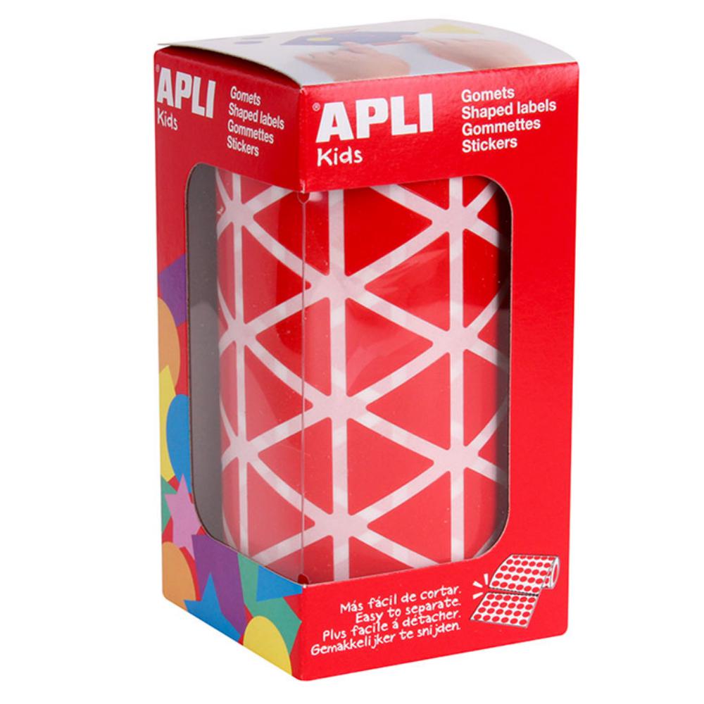 GOMETS APLI TRIANGULO 20,0 ROJO ROLLO