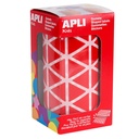 GOMETS APLI TRIANGULO 20,0 ROJO ROLLO
