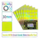 GOMETS INETA CÍRCULO GRANDE AMARILLO FLUOR ROLLO 1680 UDS
