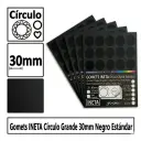 GOMETS INETA CÍRCULO GRANDE NEGRO ROLLO 1680 UDS