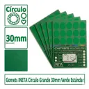 GOMETS INETA CÍRCULO GRANDE VERDE ROLLO 1680 UDS