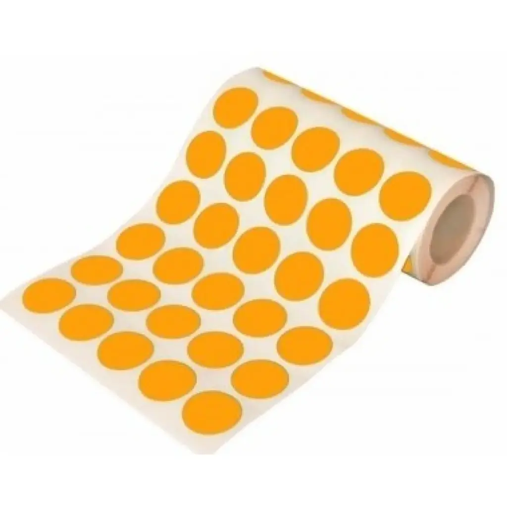 GOMETS INETA CÍRCULO MEDIANO NARANJA – ROLLO 2688 UDS