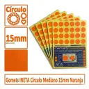 GOMETS INETA CÍRCULO MEDIANO NARANJA ROLLO 2688 UDS