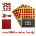 GOMETS INETA CÍRCULO MEDIANO ROJO ROLLO 2688 UDS