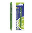 BOLÍGRAFO BORRABLE VERDE CLIC RETRÁCTIL 