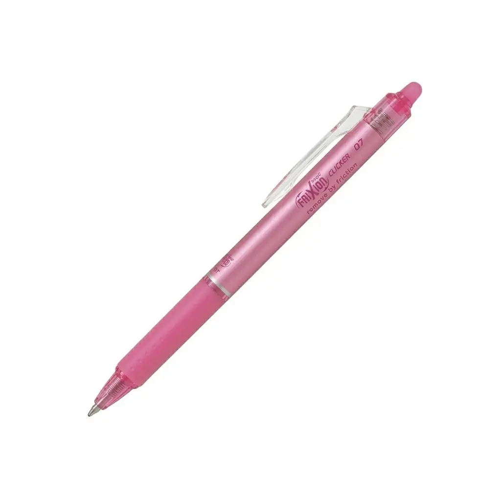 BOLÍGRAFO BORRABLE PILOT FRIXION CLICKER ROSA