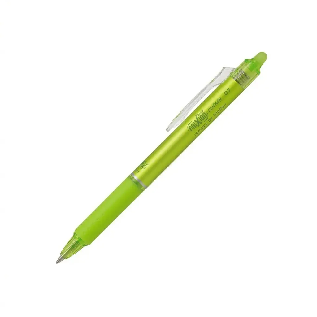 BOLÍGRAFO BORRABLE PILOT FRIXION CLICKER VERDE LIMA