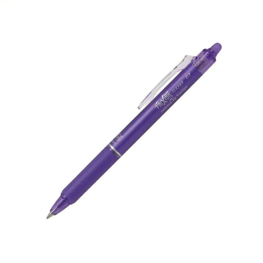 BOLÍGRAFO BORRABLE PILOT FRIXION CLICKER VIOLETA