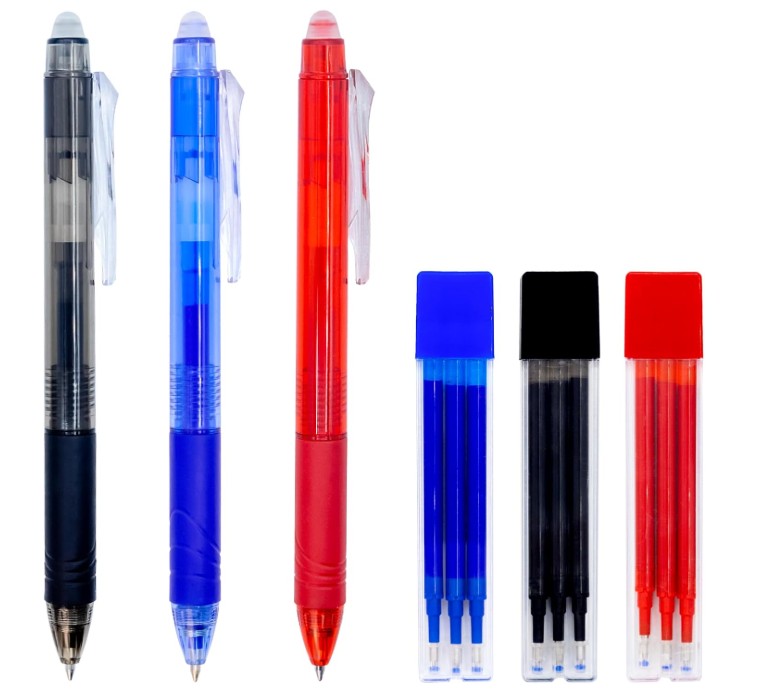 BOLÍGRAFO RAYLU IGNITE BORRABLE BOLSA 3 BOLIGRAFOS 1AZ 1NG 1RJ + 3 RECAMBIOS 1AZ 1NG 1RJ