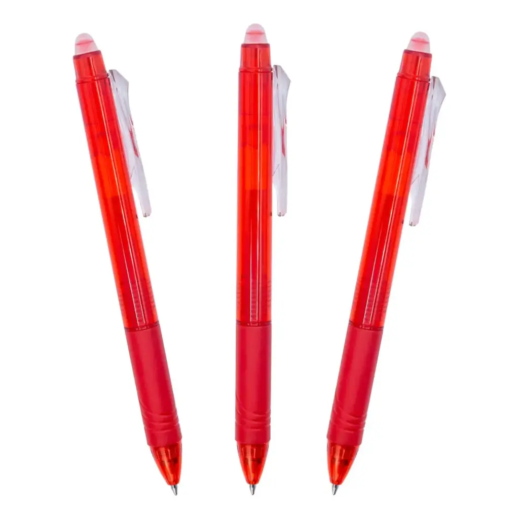 BOLÍGRAFO RAYLU IGNITE BORRABLE ROJO BOLSA 3 ROJOS