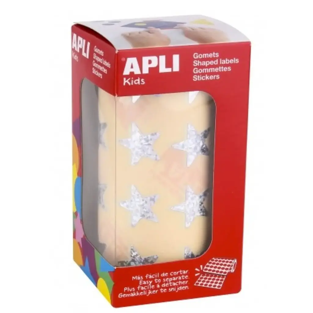 GOMETS ESTRELLAS 19,5 MM HOLOGRÁFICOS ROLLO