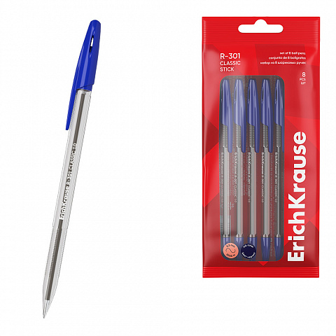 BOLÍGRAFOS BÁSICOS COREBALL AZUL | BOLSA 10 UNIDADES