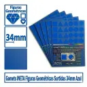 GOMETS INETA FIGURAS GEOMETRICAS AZUL ROLLO 1357 UDS