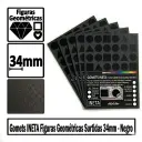 GOMETS INETA FIGURAS GEOMETRICAS NEGRO ROLLO 1357 UDS