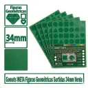 GOMETS INETA FIGURAS GEOMETRICAS VERDE ROLLO 1357 UDS