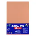 HOJAS DE GOMA EVA UNICOLOR CARNE 40x60x0,2 CM
