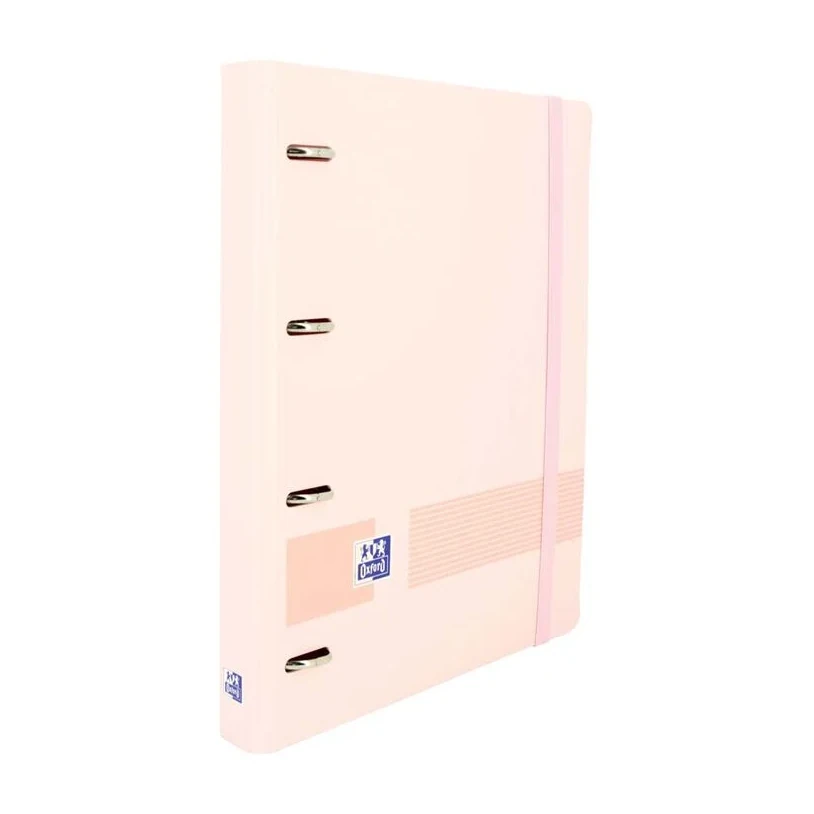 CARPEBLOC 4 ANILLAS OXFORD A4+ POLYFOAM ROSA CHICLE