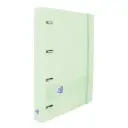 CARPEBLOC 4 ANILLAS OXFORD A4+ POLYFOAM VERDE MENTA
