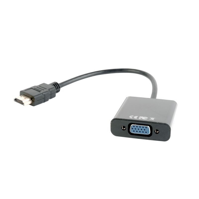 ADAPTADOR GEMBIRD HDMI (M) A VGA (H) + AUDIO 3,5MM