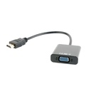 ADAPTADOR HDMI (M) A VGA (H) AUDIO 3,5MM GEMBIRD 
