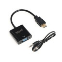ADAPTADOR HDMI(M) A VGA(H) IGGUAL 